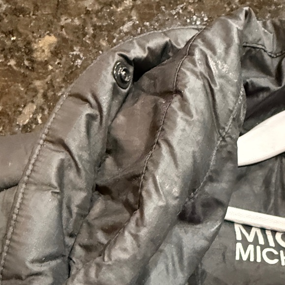 Michael Kors Women's black Puffer Jacket with Belt - Picture 12 of 12
